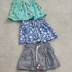 Cat & Jack Kids' Skorts- Green, Blue, and Gray